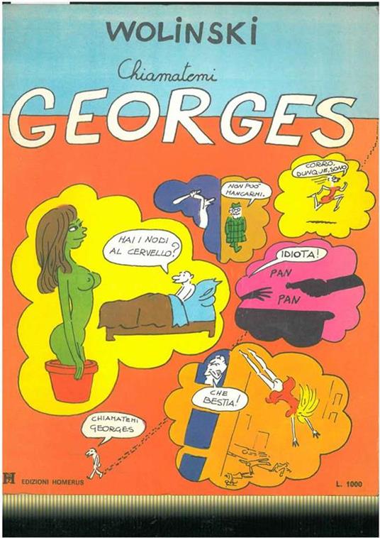 Chiamatemi Georges - Wolinski - copertina