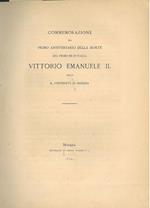 Commemorazione del primo anniversario della morte del primo Re d'Italia Vittorio Emanuele II