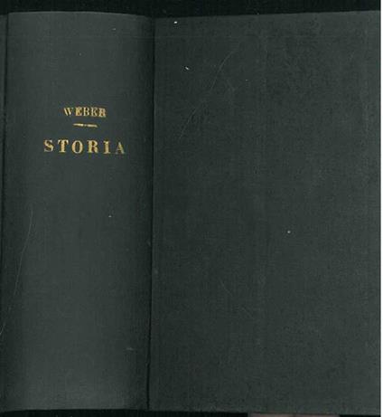 Compendio di storia universale Traduzione di C. Dalumi - Giorgio Weber - copertina