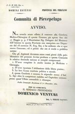 Comunità di Pievepelago. Avviso relativo alla copertura della condotta medico-chirurgica del comune di Pievepelago