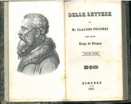 Delle lettere di M. Claudio Tolomei. Libri sette. Testo di lingua - Claudio Tolomei - copertina