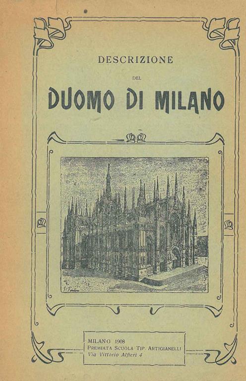 Descrizione del Duomo di Milano - copertina