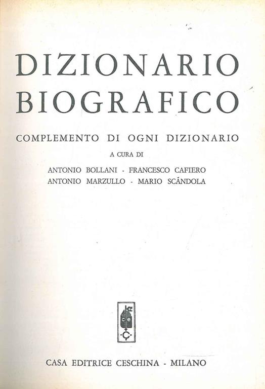 STUDIO BIBLIOGRAFICO ORFEO LIBRERIA ANTIQUARIA S.A.S.