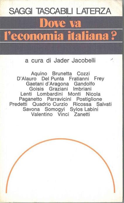 Dove va l'economia italiana? - copertina