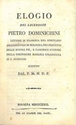 Elogio del sacerdote Pietro Dominichini..