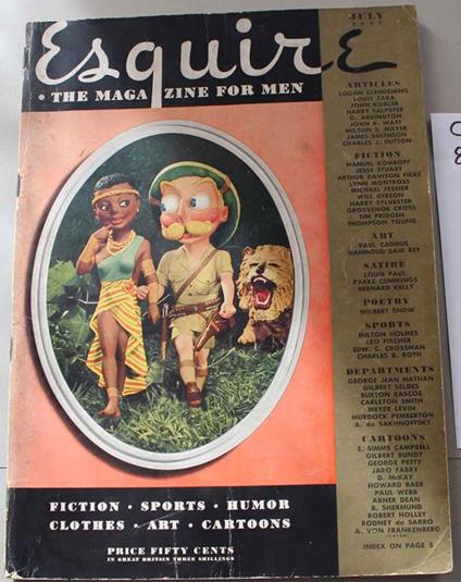 ESQUIRE, the magazine for men. Vol. VIII, No. 1, June, 1937 - copertina