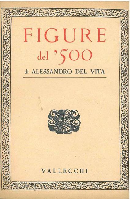 Figure del '500 - Alessandro Del Vita - copertina