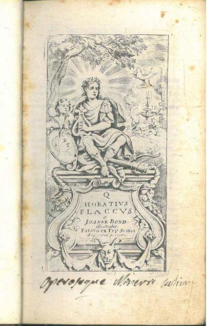 Horatius Flaccus a Joanne Bond illustratus - Q. Flacco Orazio - copertina
