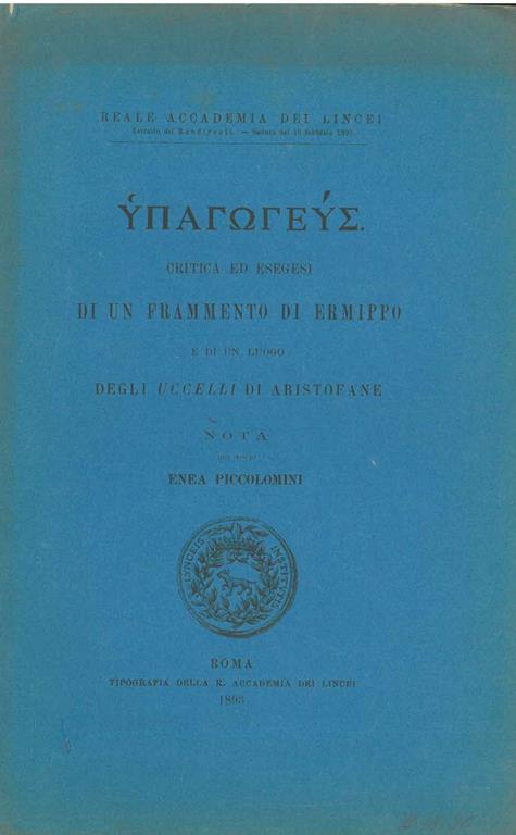 STUDIO BIBLIOGRAFICO ORFEO LIBRERIA ANTIQUARIA S.A.S.