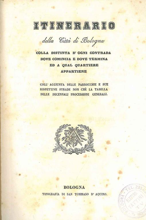 STUDIO BIBLIOGRAFICO ORFEO LIBRERIA ANTIQUARIA S.A.S.