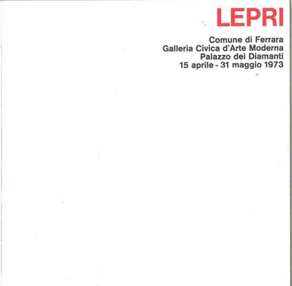 Lepri - copertina