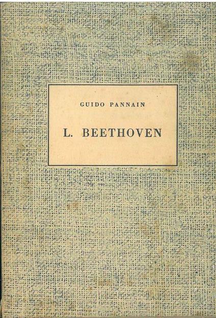 Ludwig van Beethoven - Guido Pannain - copertina