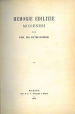 Memorie edilizie modenesi