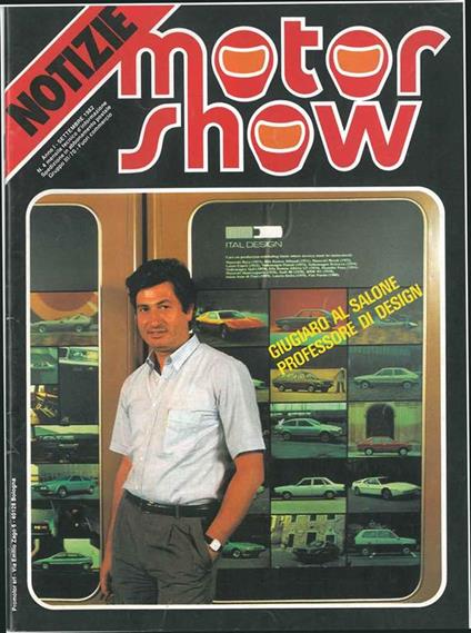 Notizie Motor Show. Anno I, n. 4, settembre 1982, n. 4 - copertina