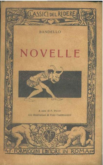Novelle. A cura di F. Picco, con illustrazioni di E. Castellucci - Matteo Bandello - copertina