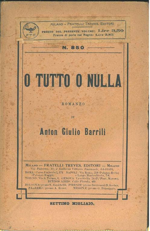 STUDIO BIBLIOGRAFICO ORFEO LIBRERIA ANTIQUARIA S.A.S.