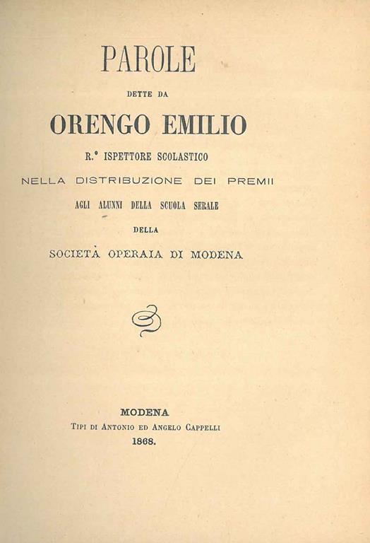 STUDIO BIBLIOGRAFICO ORFEO LIBRERIA ANTIQUARIA S.A.S.