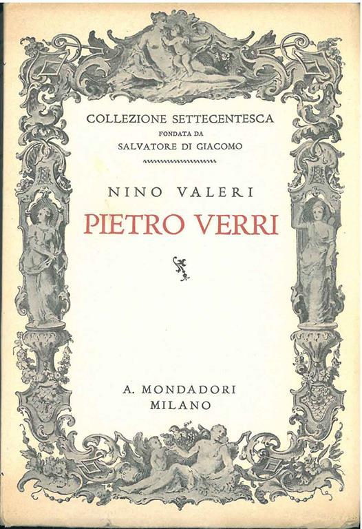 Pietro Verri - Nino Valeri - copertina