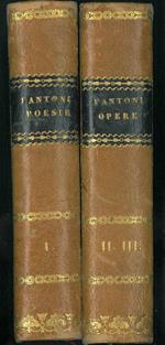 Poesie di Giovanni Fantoni fra gli arcadi Labindo. (Tomo I). Opere di Giovanni Fantoni. (Tomo II e III)