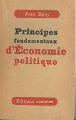 Principes fondamentaux d'économie politique