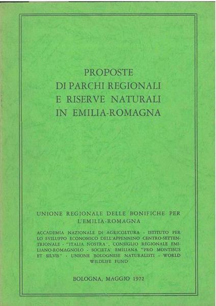 Proposte di parchi regionali e riserve naturali in Emilia-Romagna - copertina