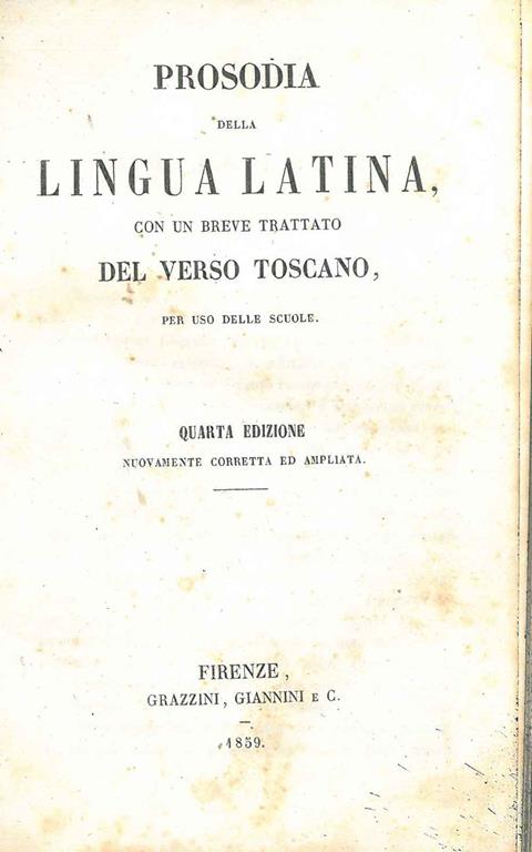 STUDIO BIBLIOGRAFICO ORFEO LIBRERIA ANTIQUARIA S.A.S.