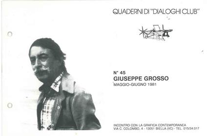Quaderni di "Dialoghi Club". N. 45: Giuseppe Grosso - Paolo Levi - copertina
