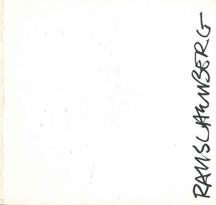 Rauschenberg - copertina