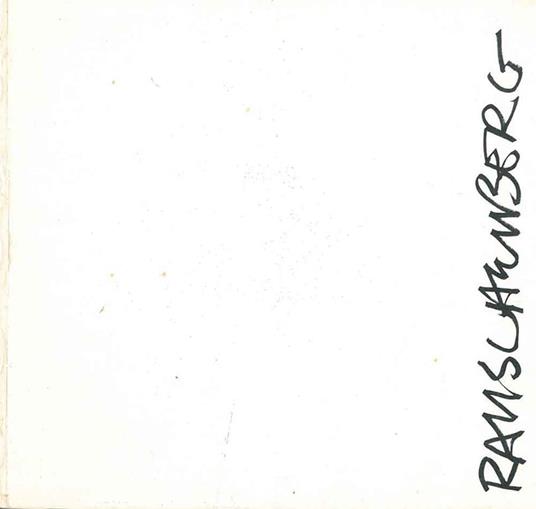 Rauschenberg - copertina