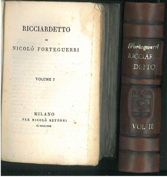 Ricciardetto di Nicolò Forteguerri - Niccolò Forteguerri - copertina