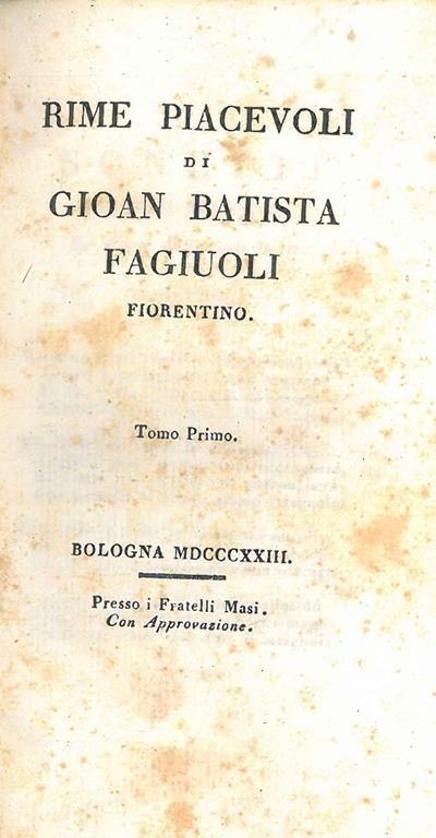 STUDIO BIBLIOGRAFICO ORFEO LIBRERIA ANTIQUARIA S.A.S.