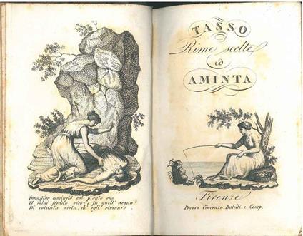 Rime scelte ed Aminta - Torquato Tasso - copertina