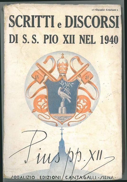 Scritti e discorsi di S. S. Pio xii nel 1940 - xii Pio - copertina