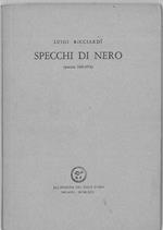 Specchi di nero (poesie 1969-1974)