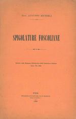 Spigolature foscoliane. Estratto