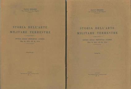 Storia dell'arte militare terrestre. Sintesi delle principali guerre tra il 1815 e il 1914 - Paride Berardi - copertina