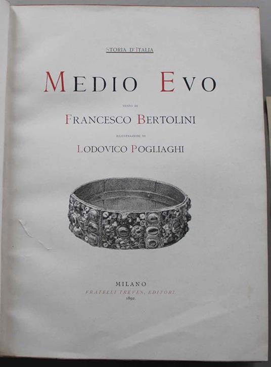 Storia d'Italia. Medio evo - Francesco Bertolini - copertina