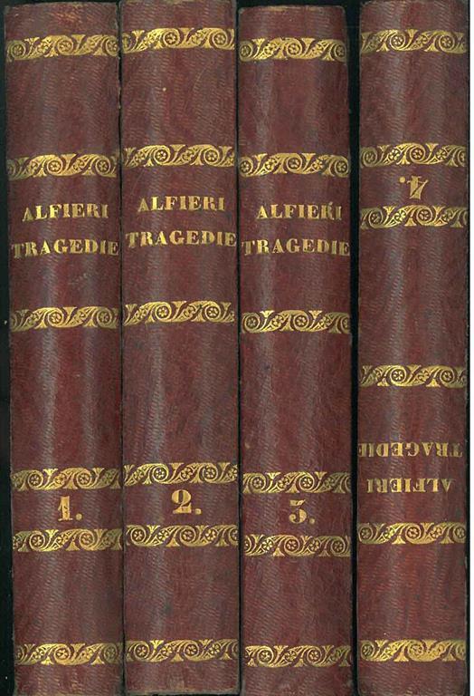 Tragedie di Vittorio Alfieri da Asti - Vittorio Alfieri - copertina