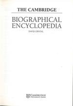 The Cambridge Biographical Encyclopedia