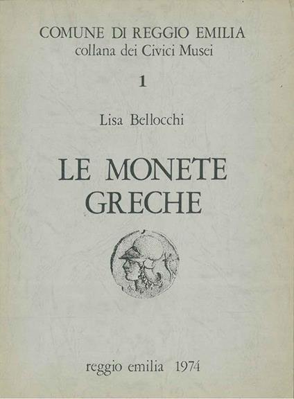 Le monete greche - Lisa Bellocchi - copertina
