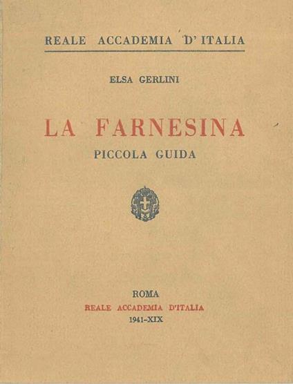 La Farnesina - Elsa Gerlini - copertina