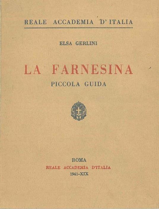 La Farnesina - Elsa Gerlini - copertina