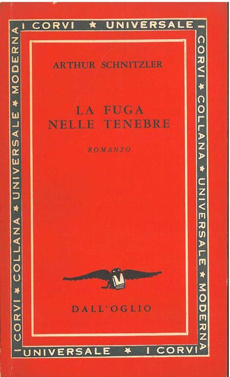 La fuga nelle tenebre - Arthur Schnitzler - copertina