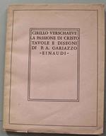 La Passione di Cristo, con 14 tavole e disegni di P. Gariazzo