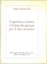 L' apertura a sinistra e la lotta dei giovani per il loro avvenire. XIV congresso Nazionale della FGCI, Milano, giugno 1955