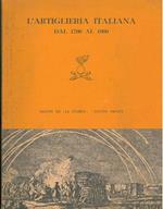 L' artiglieria italiana dal 1700 al 1900. Catalogo mostra