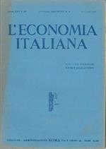 L' economia italiana. Rassegna mensile fascista di politica ed economia corporativa. Anno XXV, n. 10, ottobre 1940 Direttore Luigi Lojacono