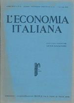 L' economia italiana. Rassegna mensile fascista di politica ed economia corporativa. Anno XXV, n. 8-9, agosto-settembre 1940 Direttore Luigi Lojacono