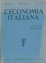 L' economia italiana. Rassegna mensile fascista di politica ed economia corporativa. Anno XXVI, n. 12, dicembre 1941 Direttore Luigi Lojacono