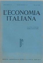 L' economia italiana. Rassegna mensile fascista di politica ed economia corporativa. Anno XXVI, n. 6, giugno 1941 Direttore Luigi Lojacono